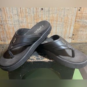 Gravity Defyer GDEFY Men's Brown Tully Leather Sandal Size 9